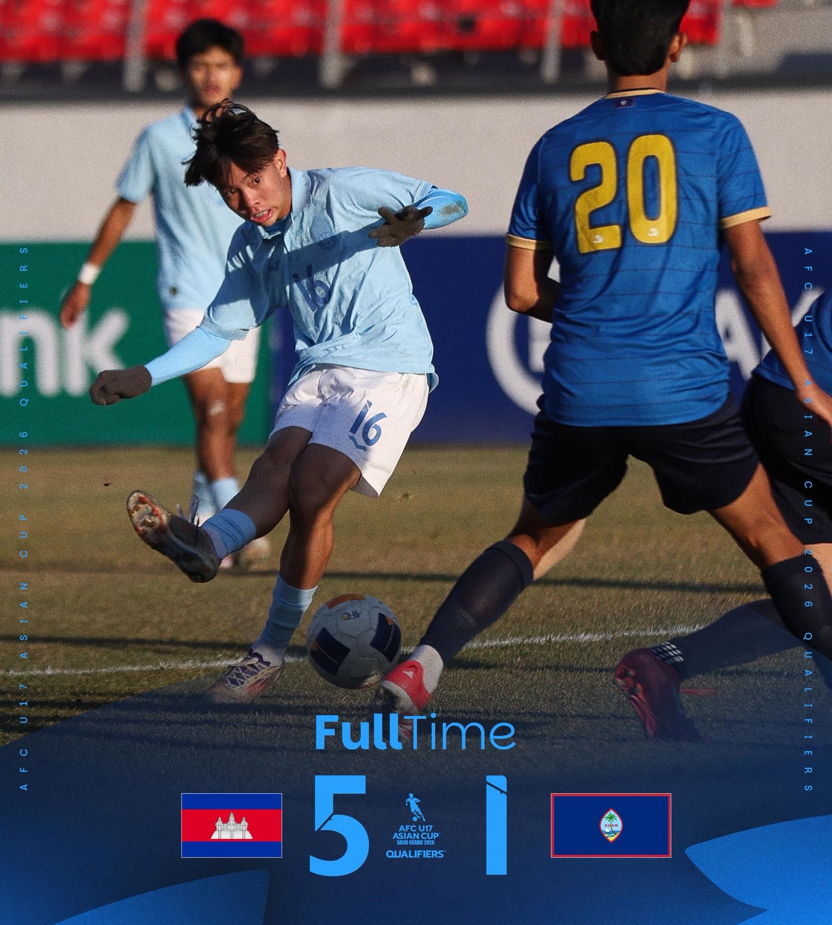 u17 campuchia u17 guam