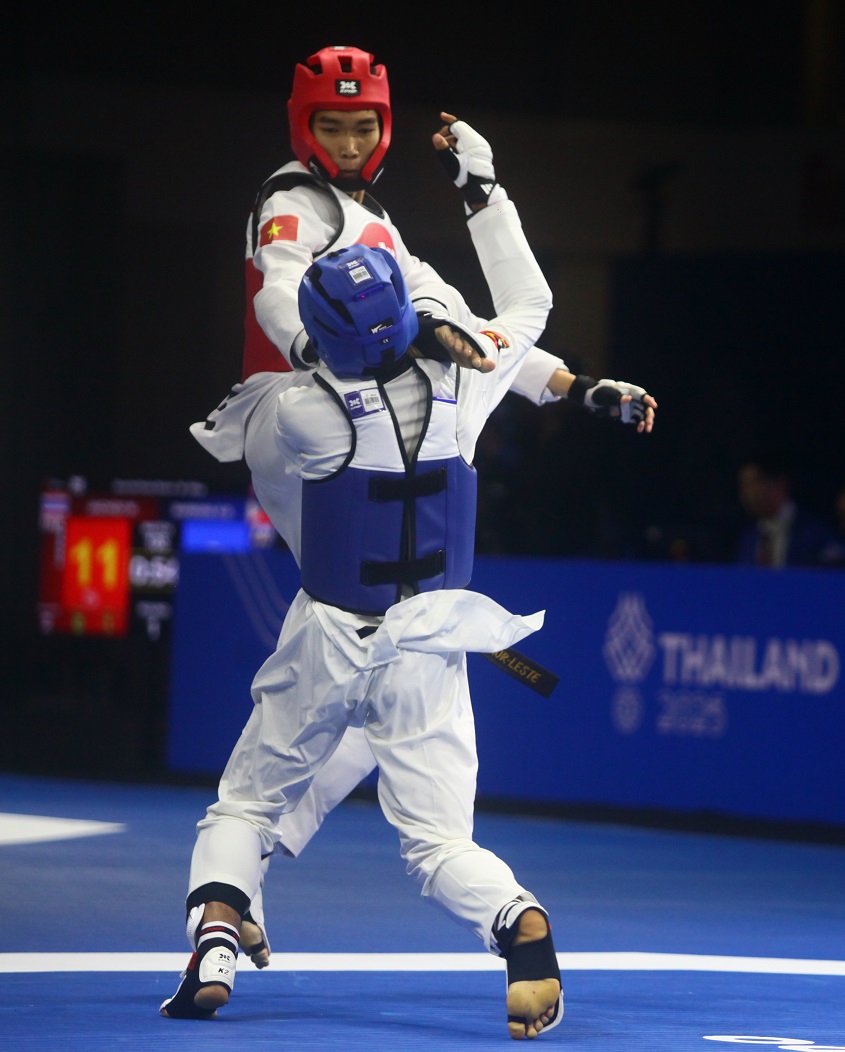 nguyen hong trong 45kg taekwondo nam 8