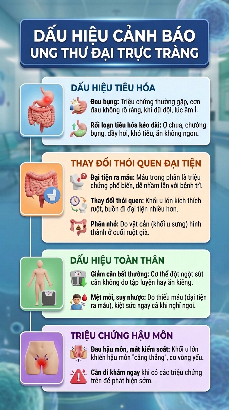 info dau hieu ung thu dai truc trang