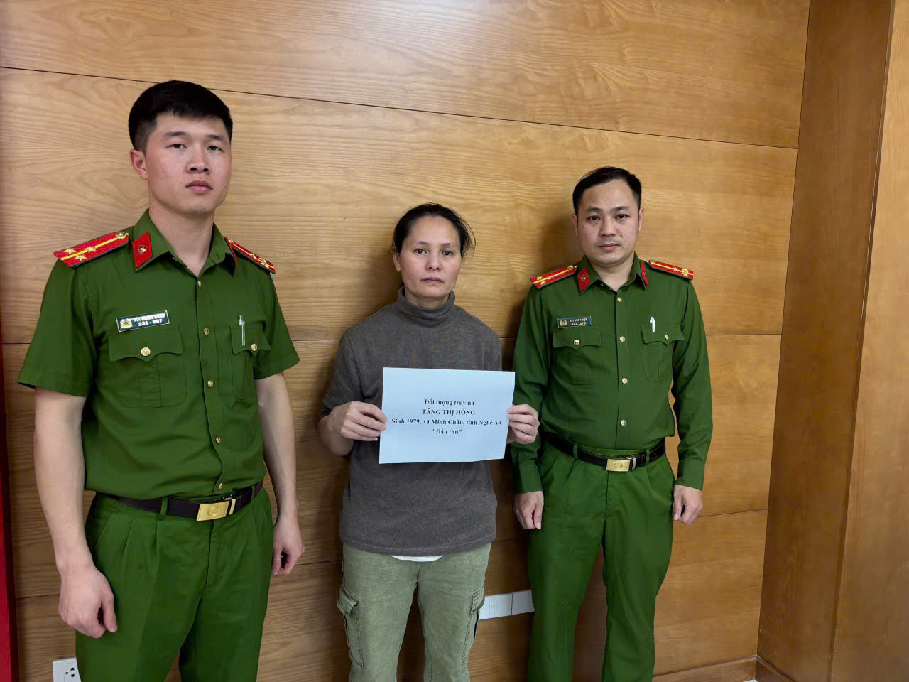 Tăng Thị Hồng đã ra đầu thú sau 8 năm lẩn trốn ở nước ngoài