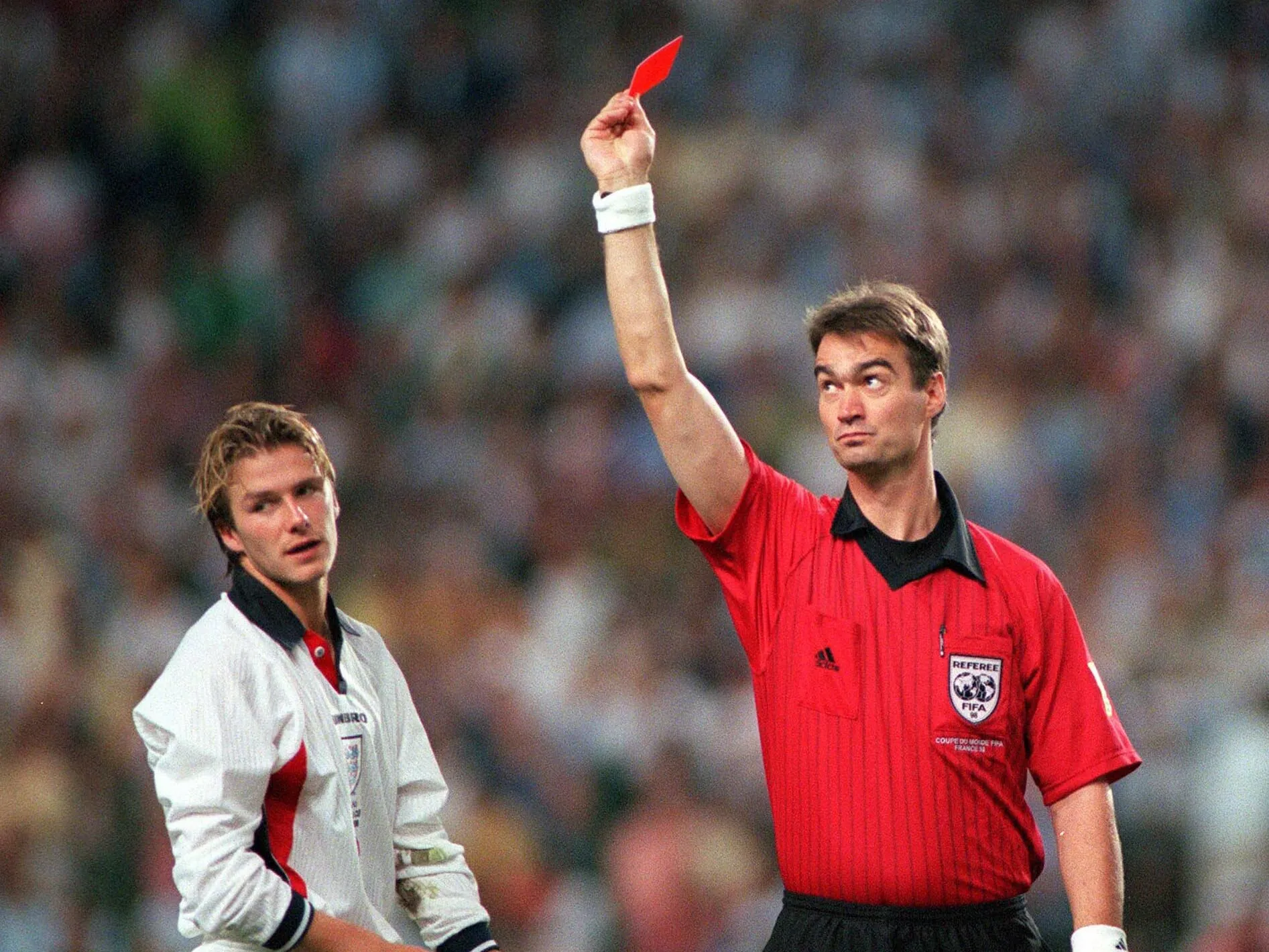 david beckham france 1998