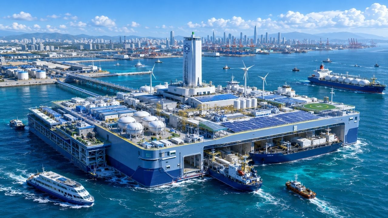 china unveils a plan for a floating nuclear island