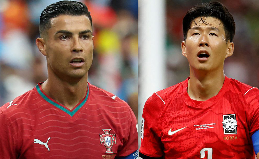ronaldo son heung min