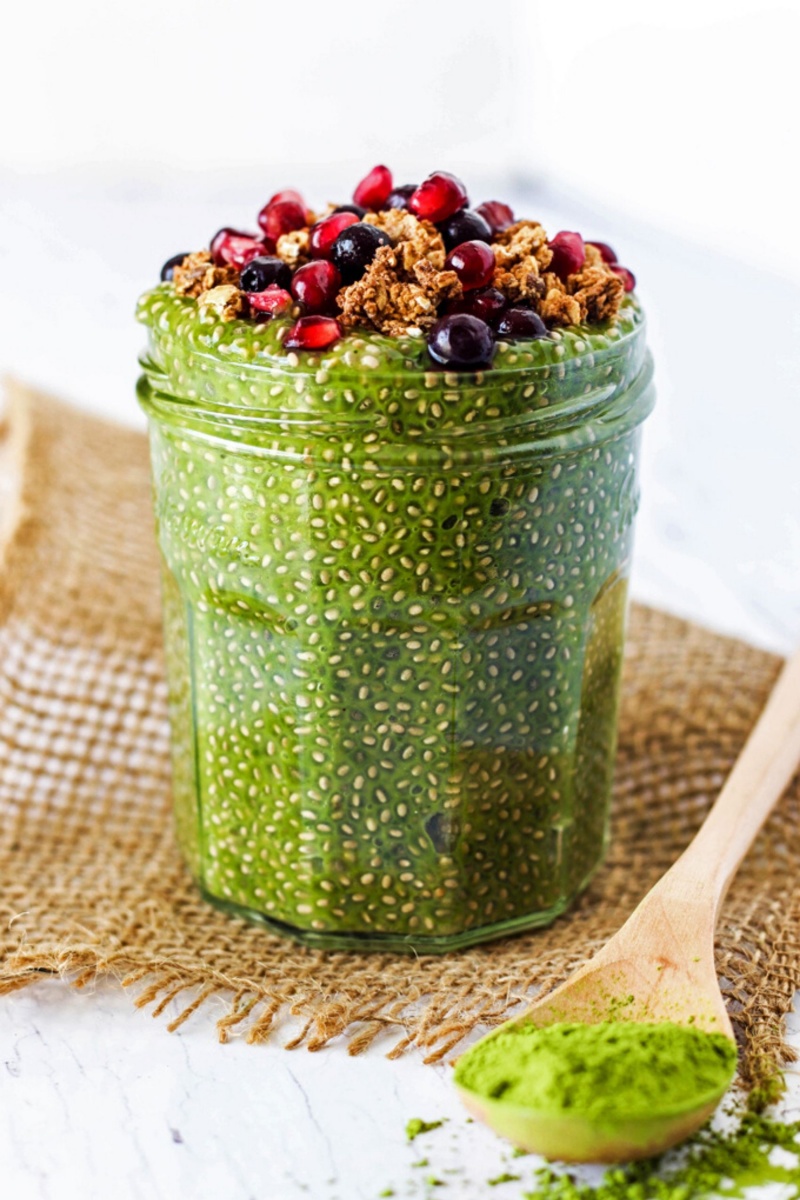 15 healthy matcha recipes vegan plant based latte gluten free snack green tea 9 800x1200