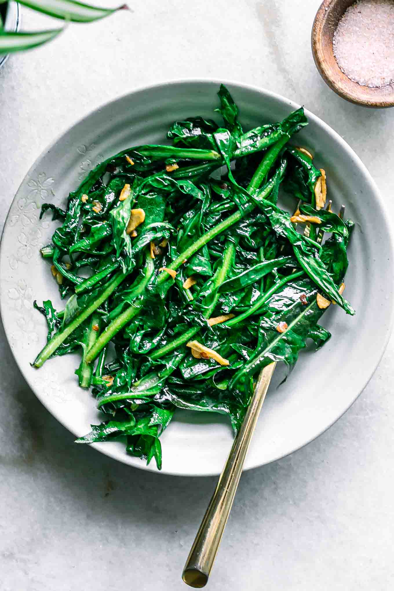 sauteed dandelion greens 126