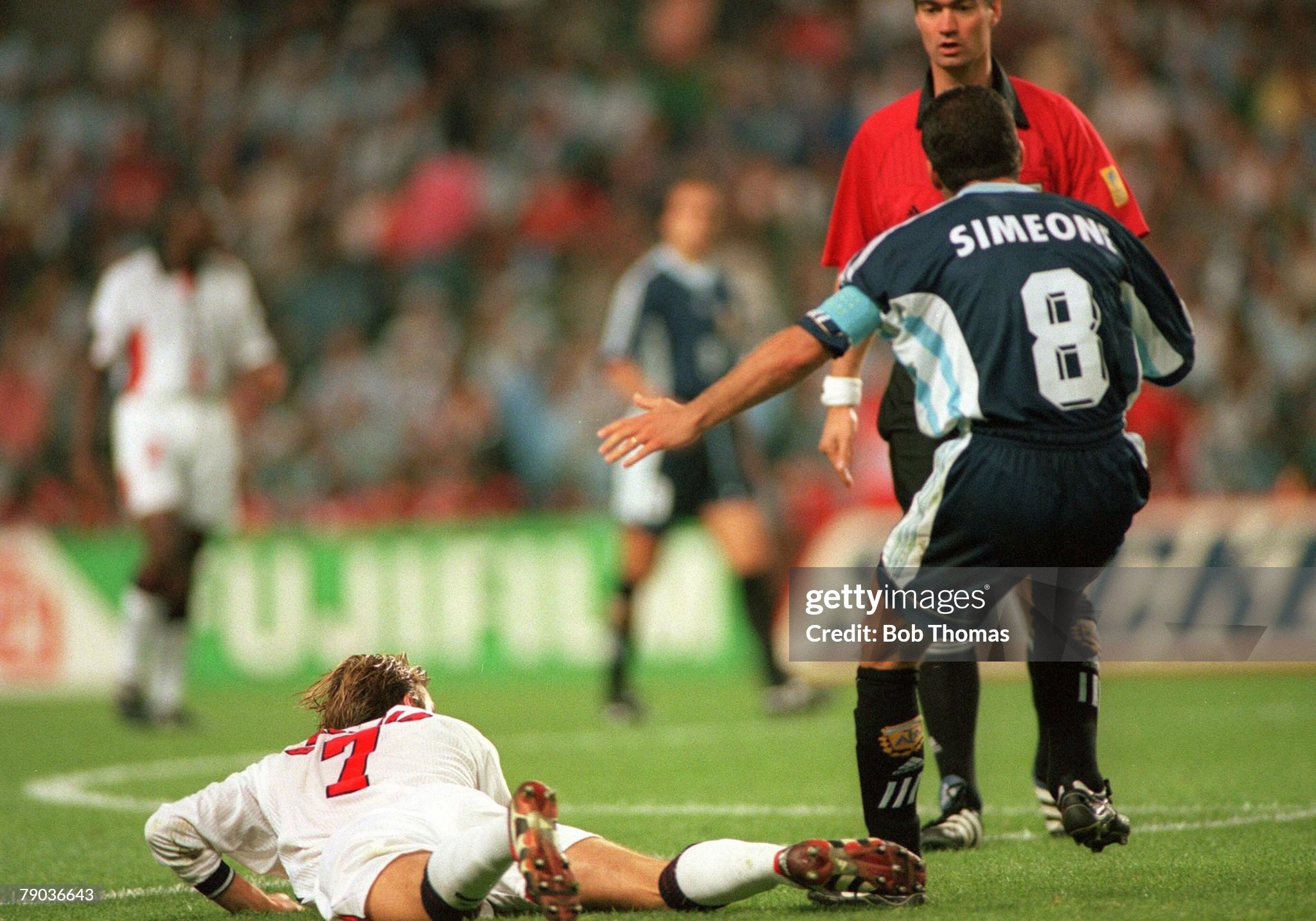 anh argetina world cup 1998 david beckham