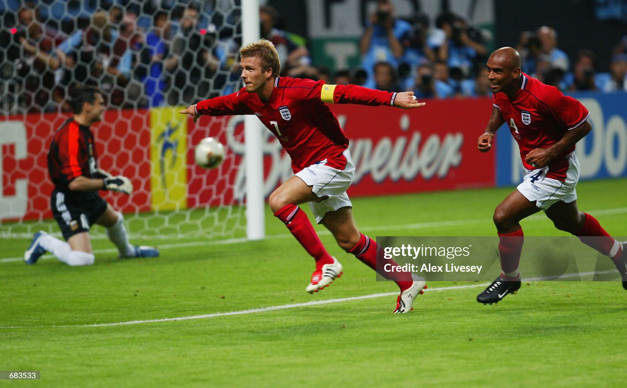 david beckham wc 2002 argentina