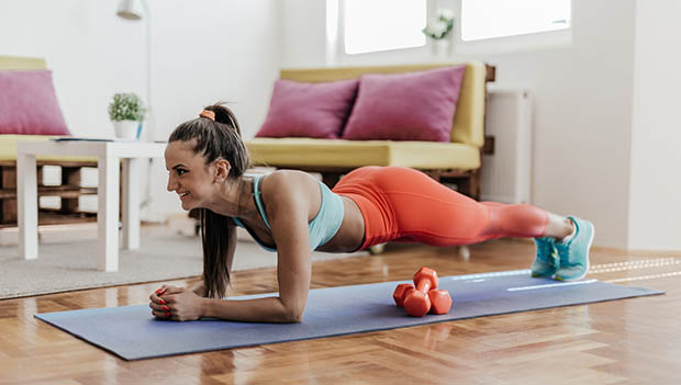 home workout carousel