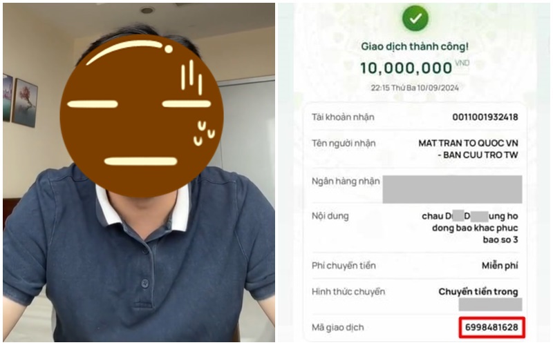 Hot boy tự phong bại lộ chuyện ủng hộ 10k khoe 10 triệu, 