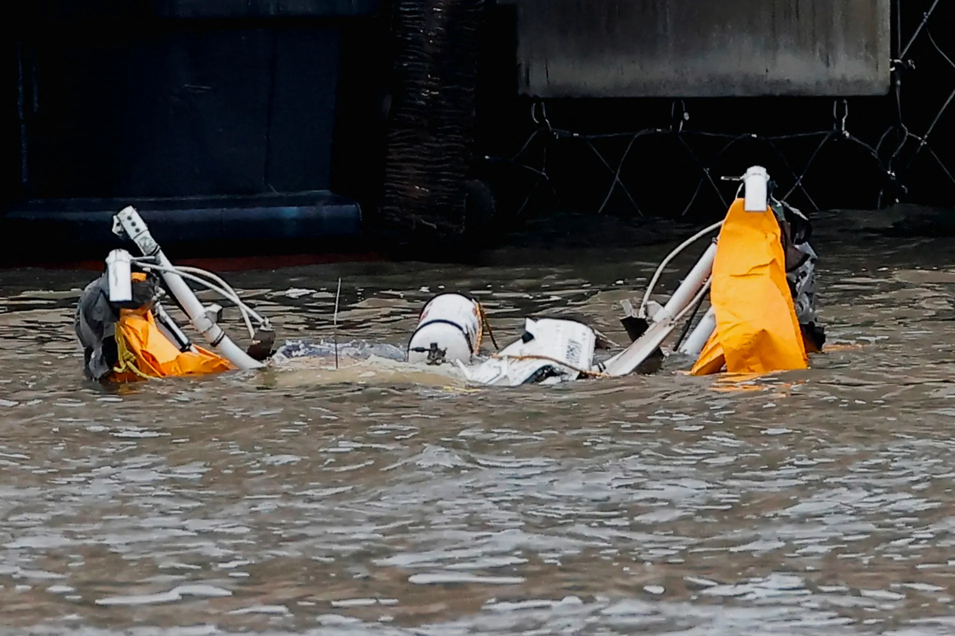 object floats scene helicopter crash 102321786