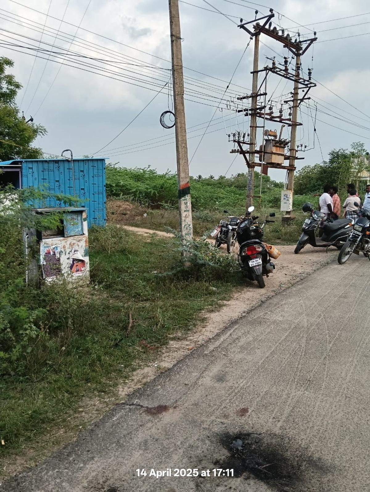 Hiện trường nơi xảy ra tai nạn
