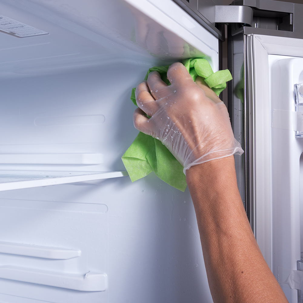 how to clean a freezer hero