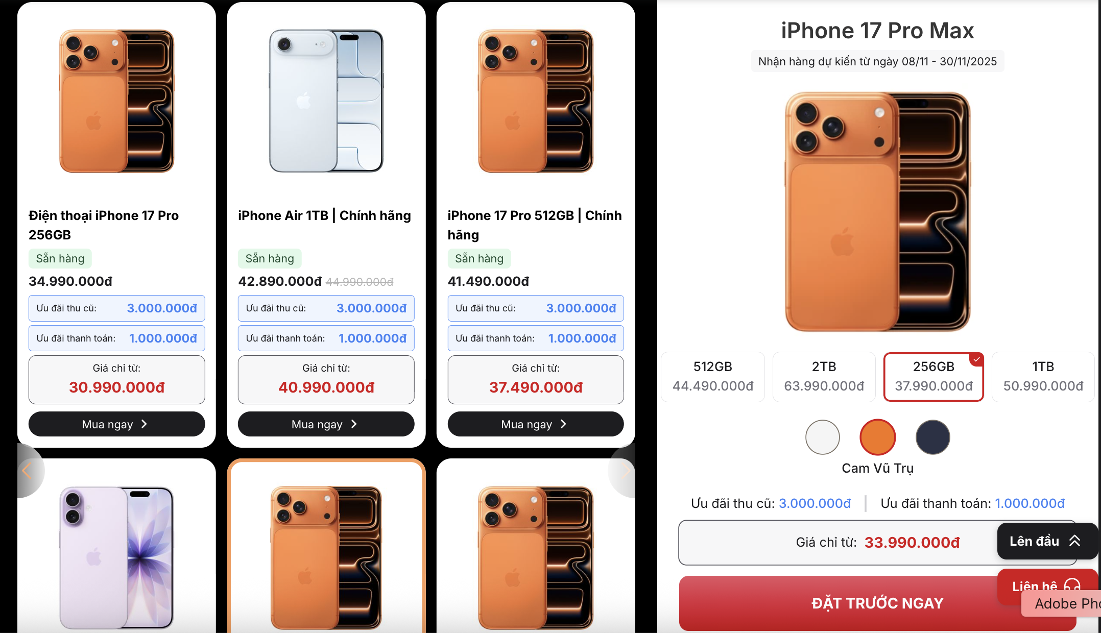iPhone 17 đại thắng, phiên bản Pro Max vẫn “khan hàng” tại Việt Nam- Ảnh 3. iPhone 17 đại thắng, phiên bản Pro Max vẫn “khan hàng” tại Việt Nam- Ảnh 3.