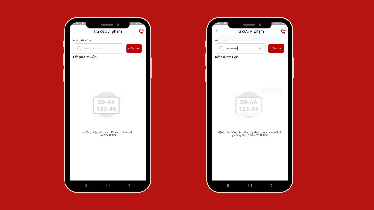 nhap bien so muon tra cuu phat nguoi