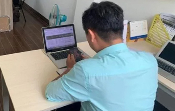 mot nan nhan bi lua dao tiep xuc voi phong vien bao sggp vao thang 3 2022 anh chi thach 8228jpeg copy