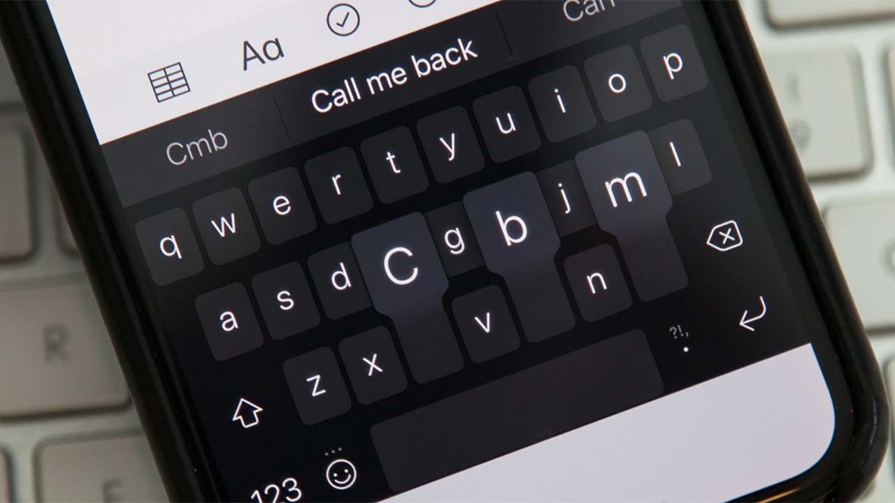 ban phim nhanh tren iphone