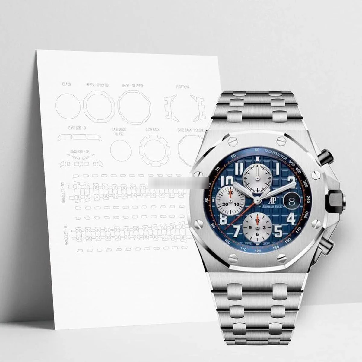 watchshell for audemars piguet royal oak offshore 26470stooa027ca01 copy