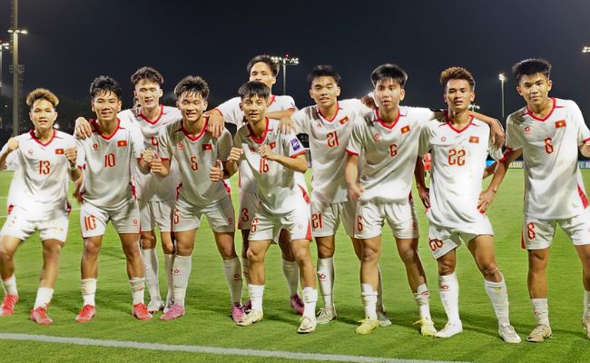 BXH U17 châu Á 2026 mới nhất: U17 Việt Nam dẫn đầu bảng C, Hàn Quốc và UAE xếp sau
