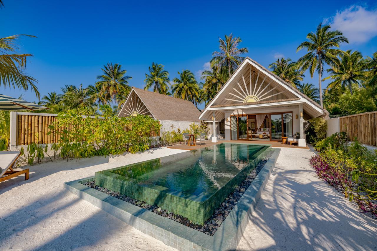 rah gili maldives beach pool villa exterior shot02 2