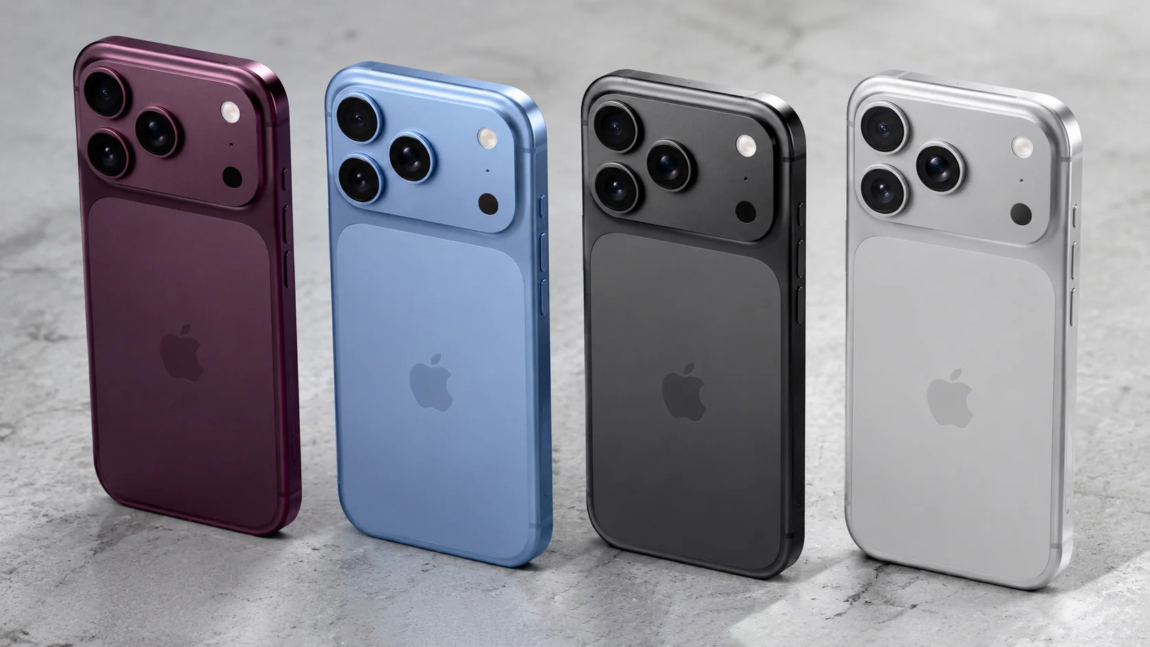 iphone18promaxdarkcherryicebluedarkgrayandclassicsilver1 copy