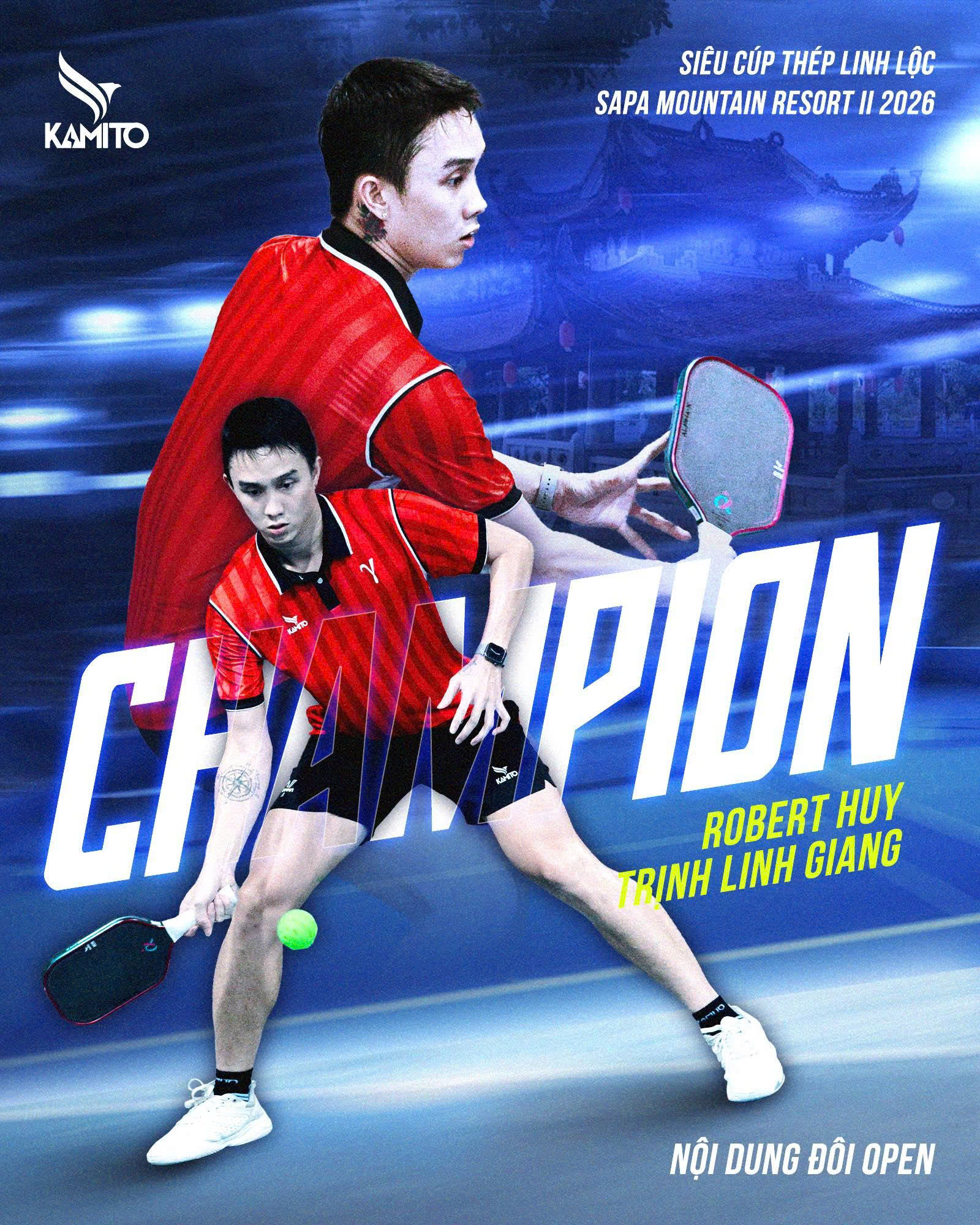 vo dich giai pickleball sieu cup thep linh loc ii
