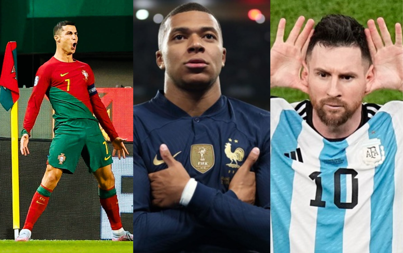 Mbappe vượt xa Ronaldo, Messi trước World Cup 