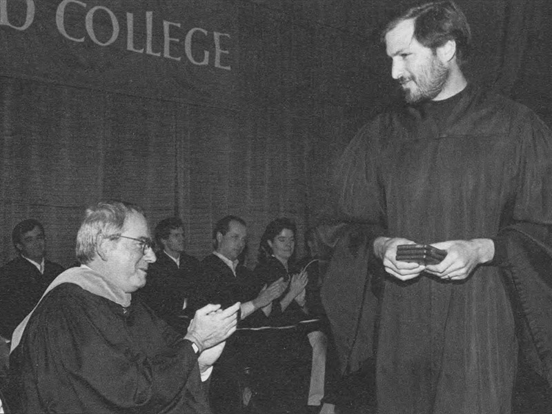 steve jobs accepting vollum awar