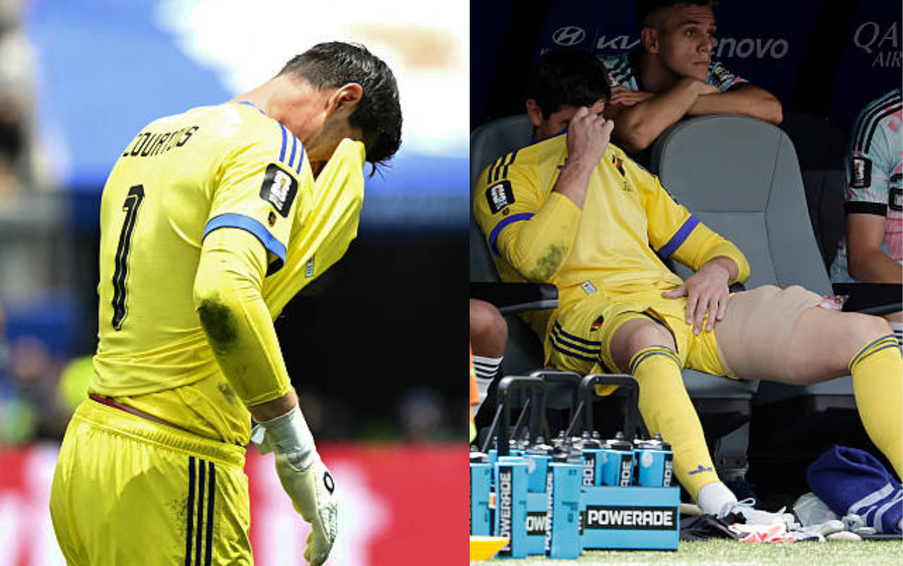 Courtois rời sân trong nước mắt vì chấn thương, cay đắng nhìn Bỉ thua nghiệt ngã trước Tây Ban Nha