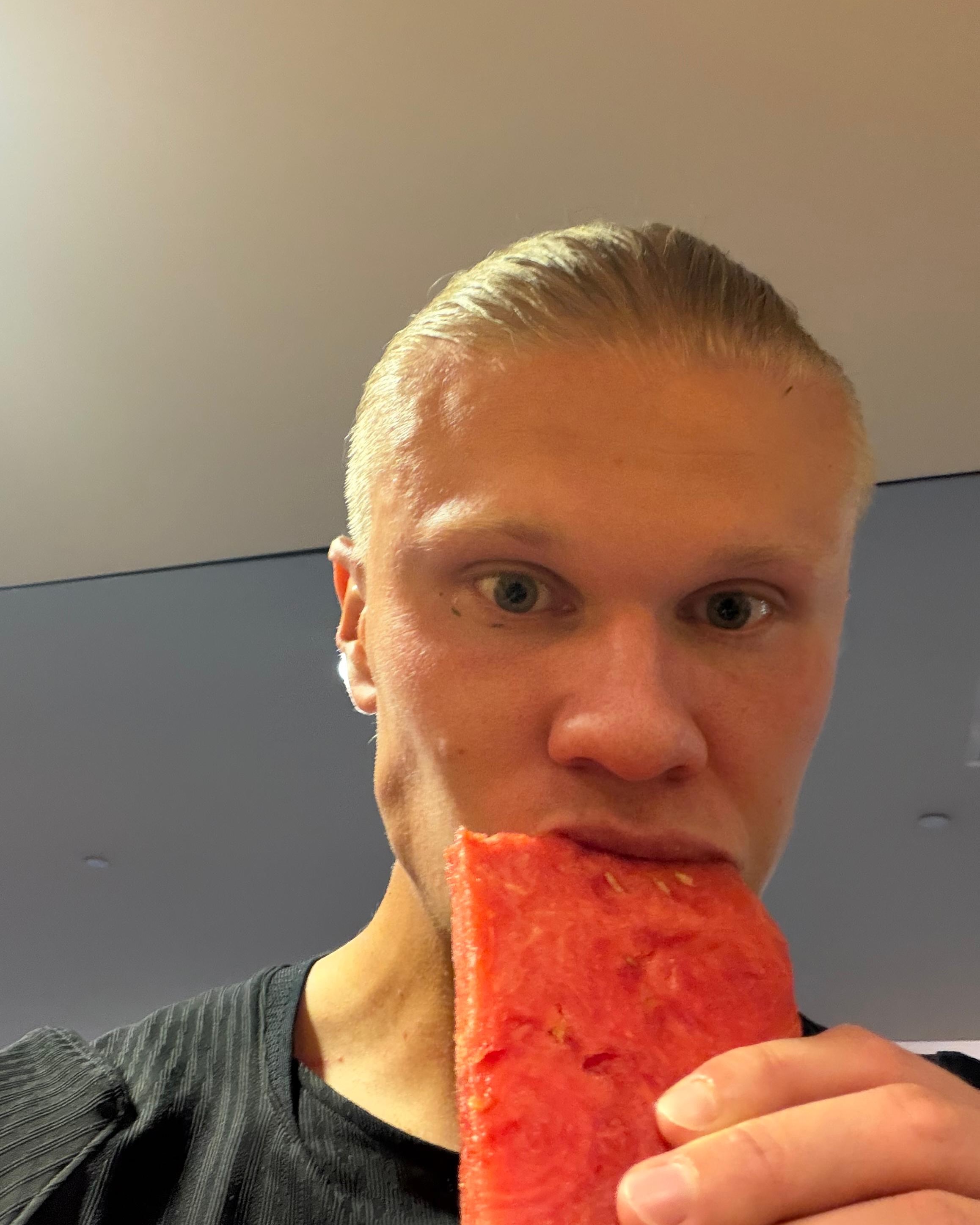 photo by erling braut haaland on june 27 2026 may be an image of watermelon melon cantaloupe fruit cocktail and text