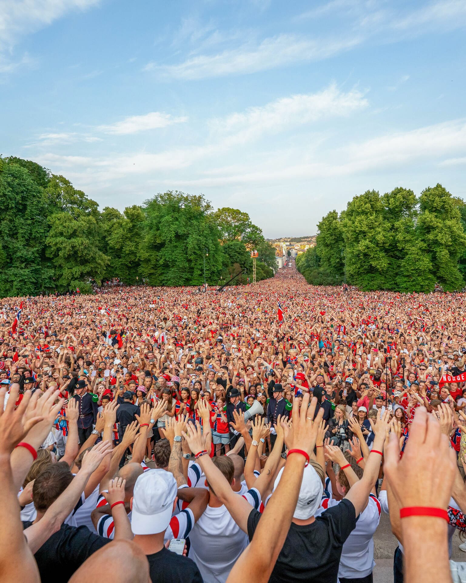 photo by herrelandslaget on july 13 2026 may be an image of one or more people crowd stadium and text