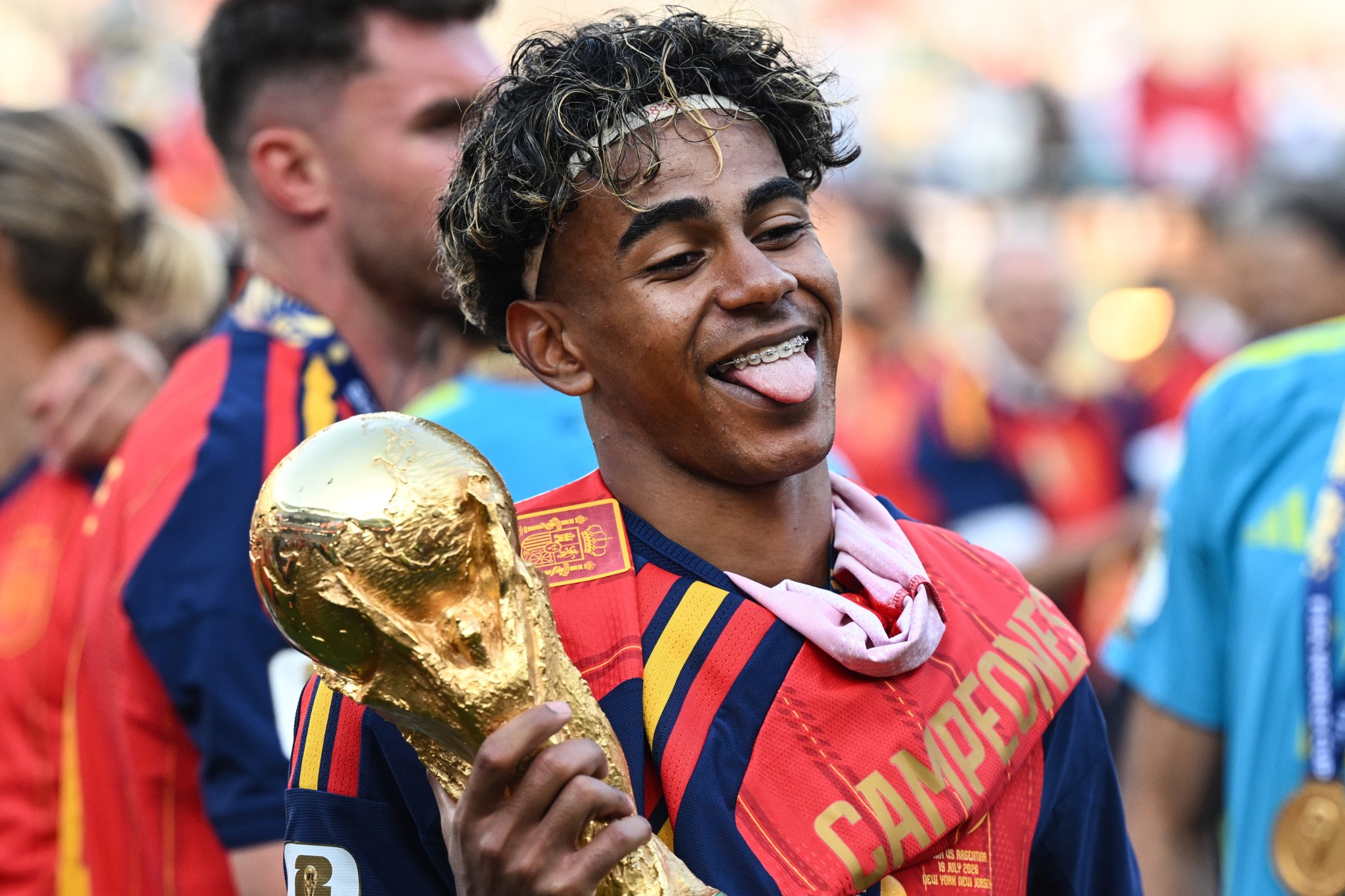 lamine yamal spain celebrates trophy 1101963407 17894329380841549816286
