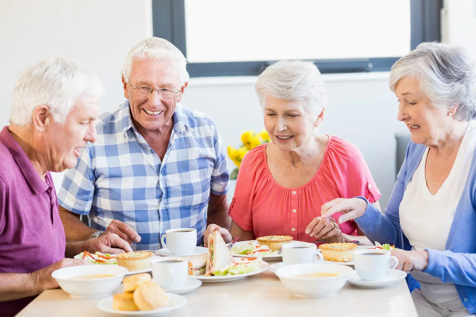 bigstock seniors having lunch together 139478258