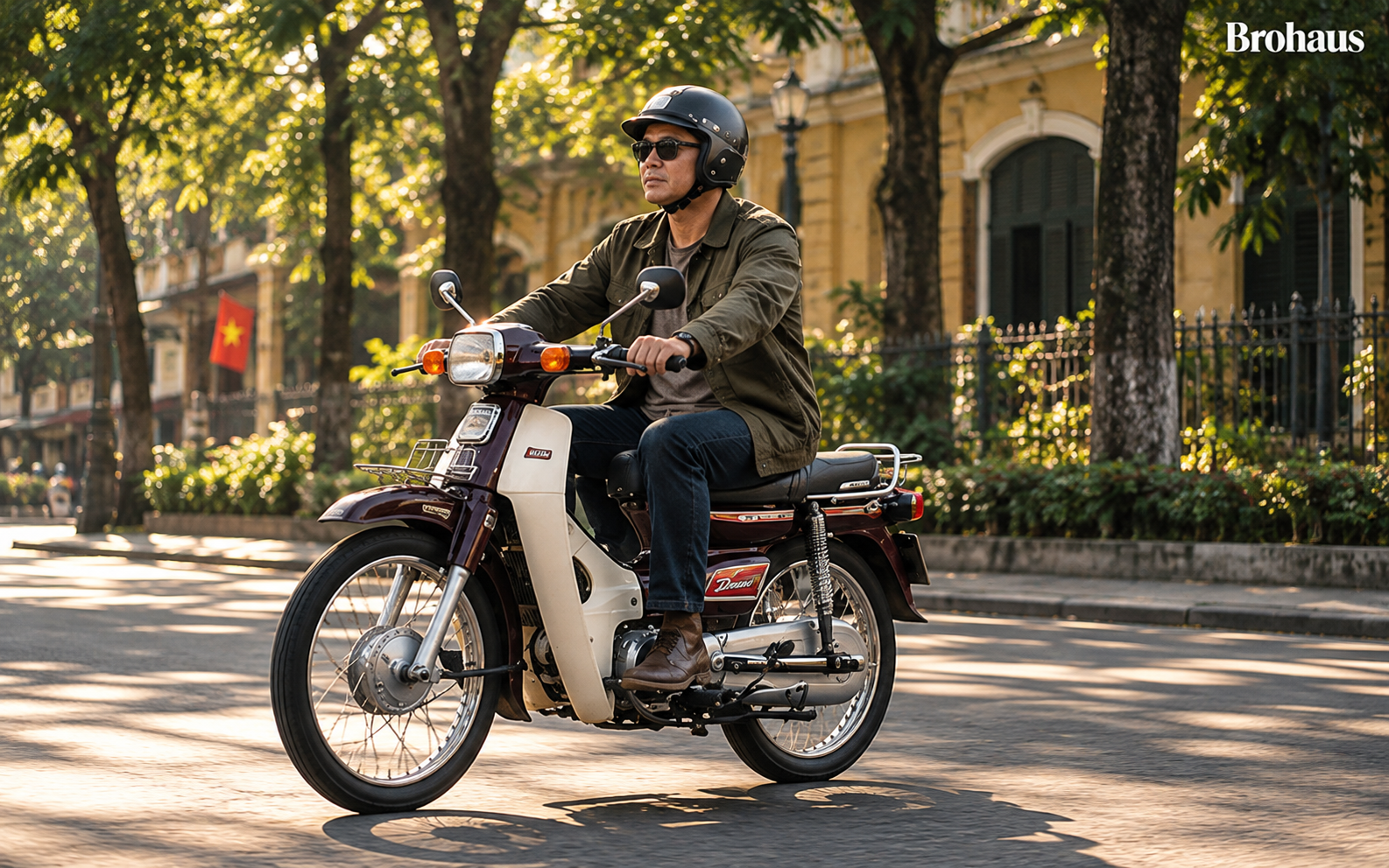 hoai niem pho co cung xe honda dream 5