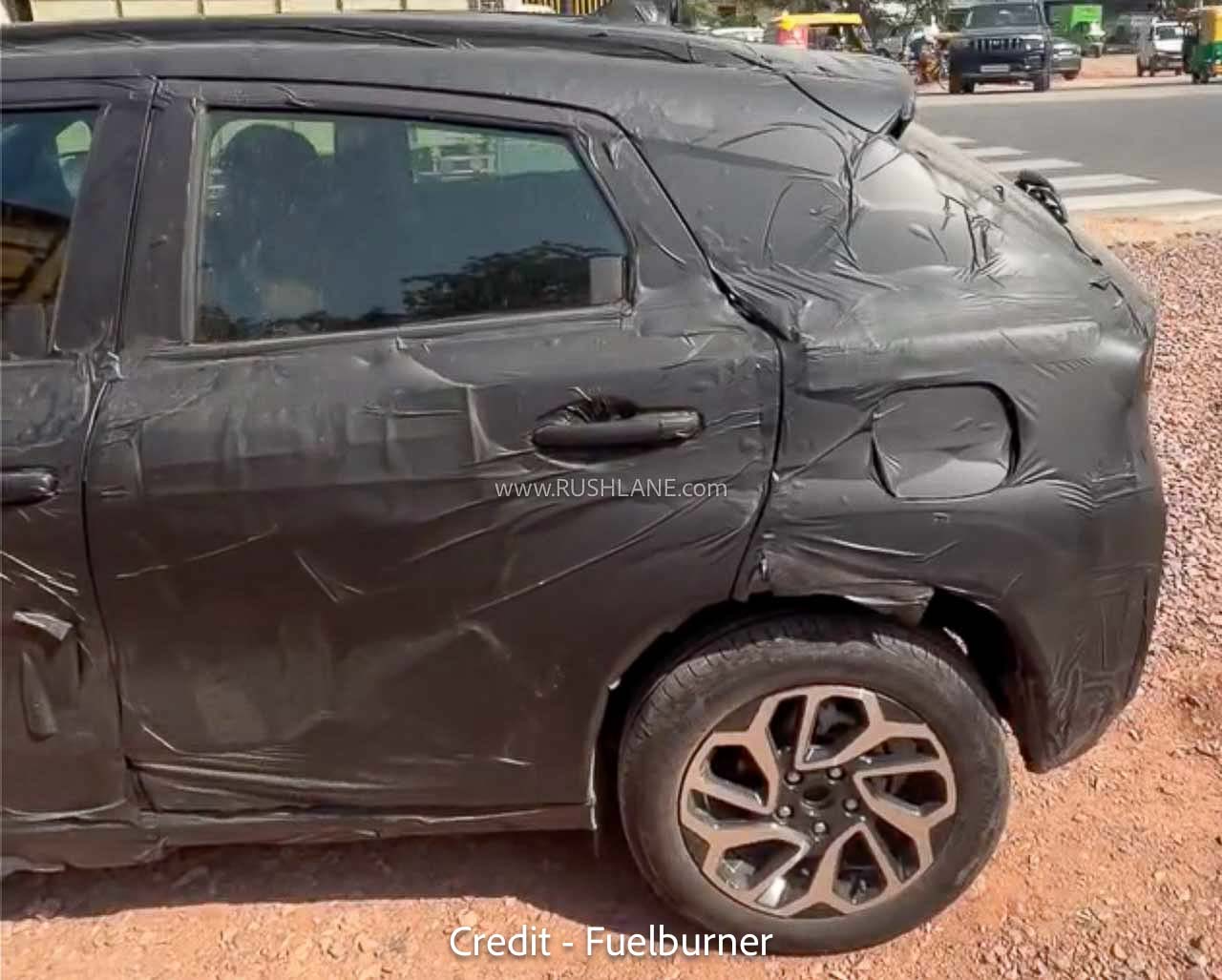 2027 maruti fronx facelift spied 10