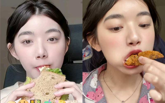 Bị tố mukbang "giả trân", gái xinh phản pháo không trượt phát nào! - Ảnh 1.