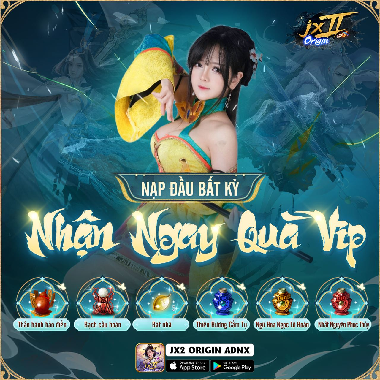 JX2 Origin - ADNX Mobile chính thức phát hành, tặng game thủ hàng nghìn Giftcode giá trị - Ảnh 3. JX2 Origin - ADNX Mobile chính thức phát hành, tặng game thủ hàng nghìn Giftcode giá trị - Ảnh 3.