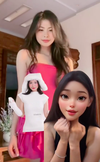 Lộ nhan sắc thật của Quỳnh Bei - nữ TikToker từng công khai vén áo để "phản pháo" anti- Ảnh 2.