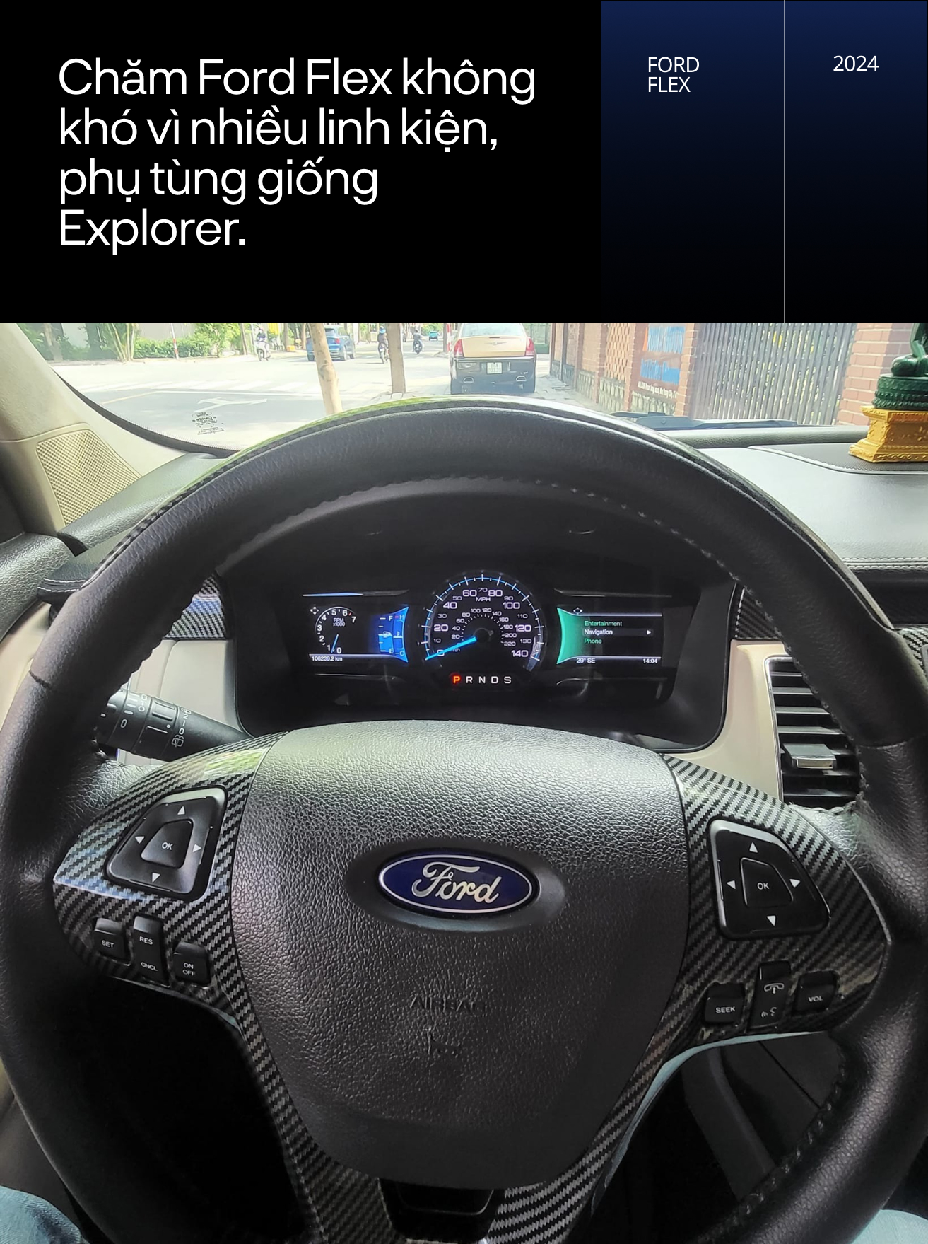 Chủ xe Ford Flex hàng hiếm tại Việt Nam: 'Đáng chơi vì nhiều phụ tùng dùng chung với Explorer, đi 100 km chỉ tốn 10 lít xăng' - Ảnh 3. Chủ xe Ford Flex hàng hiếm tại Việt Nam: 'Đáng chơi vì nhiều phụ tùng dùng chung với Explorer, đi 100 km chỉ tốn 10 lít xăng' - Ảnh 3.