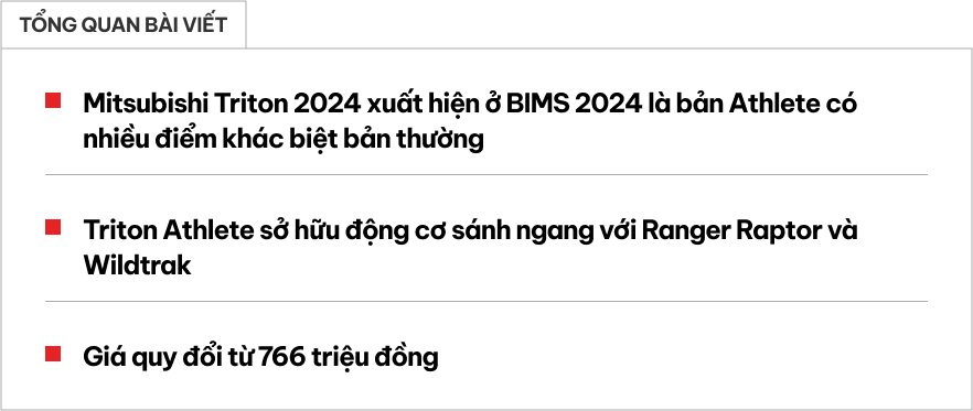 Xem trước Mitsubishi Triton mới sắp bán ở Việt Nam: Hầm hố hơn, động cơ mới mạnh ngang Ranger Wildtrak và Raptor - Ảnh 1.