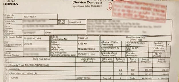 Dùng Honda Civic 2 năm thay thước lái 3 lần, chủ xe tại Đồng Nai chia sẻ: 'Chắc bán mua xe đạp cho đỡ phải sửa'- Ảnh 5. Dùng Honda Civic 2 năm thay thước lái 3 lần, chủ xe tại Đồng Nai chia sẻ: 'Chắc bán mua xe đạp cho đỡ phải sửa'- Ảnh 5.