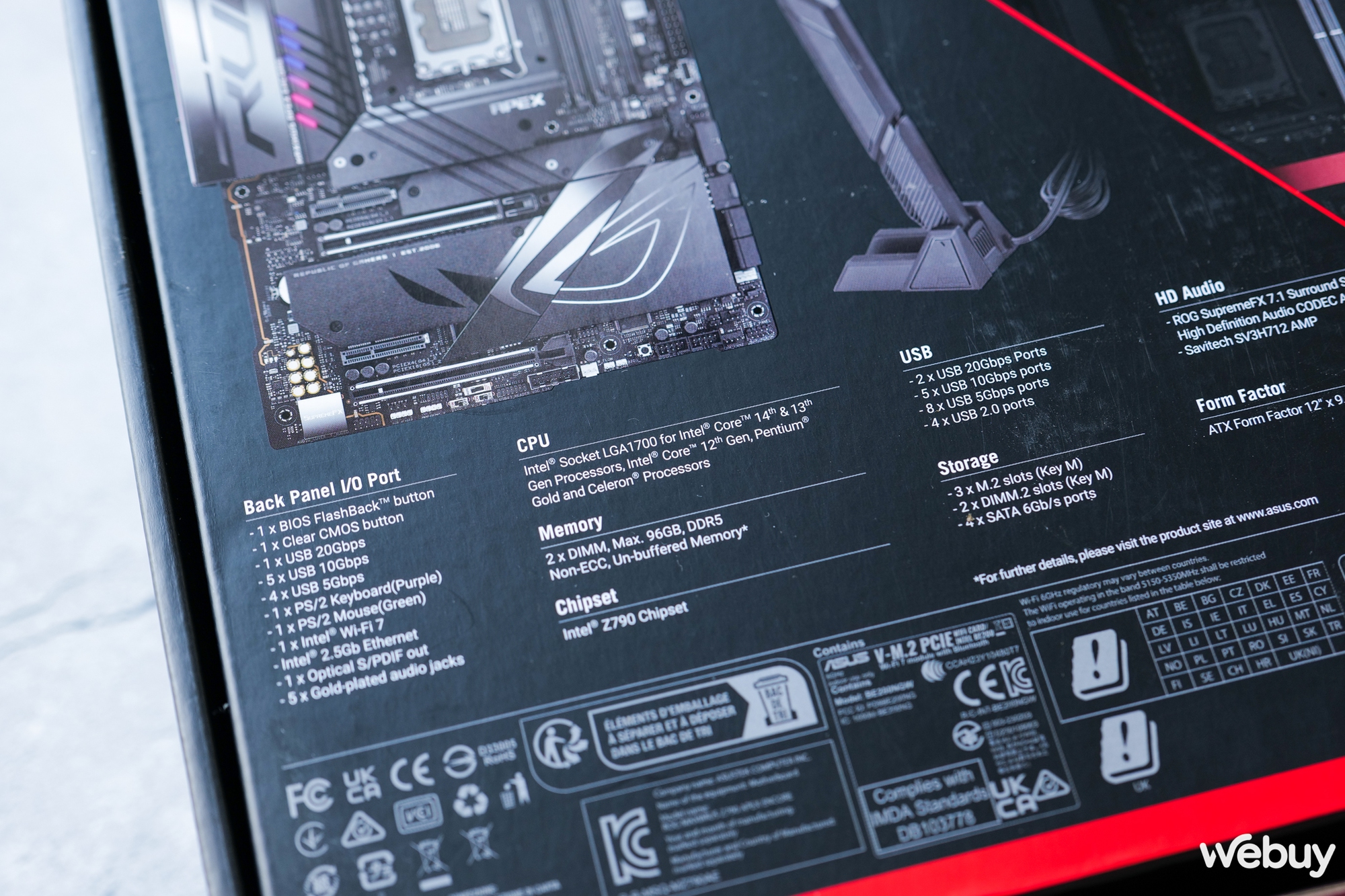 Trải nghiệm nhanh ROG MAXIMUS Z790 APEX ENCORE: Bo mạch chủ hàng đầu cho người dùng thích "em yêu khoa học"- Ảnh 2. Trải nghiệm nhanh ROG MAXIMUS Z790 APEX ENCORE: Bo mạch chủ hàng đầu cho người dùng thích "em yêu khoa học"- Ảnh 2.
