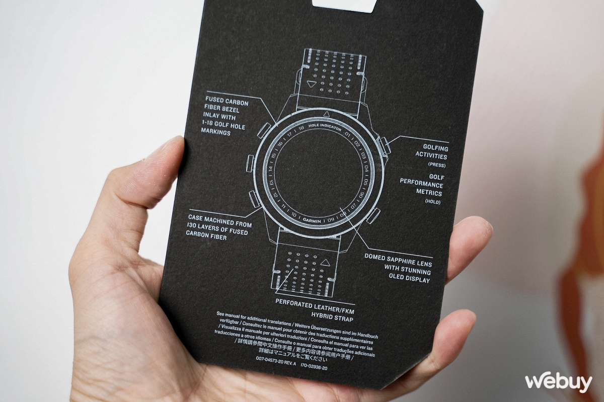 Trên tay Garmin MARQ Golfer Carbon Edition giá 80 triệu: Siêu smartwatch đẳng cấp cho người mê đánh gôn- Ảnh 6. Trên tay Garmin MARQ Golfer Carbon Edition giá 80 triệu: Siêu smartwatch đẳng cấp cho người mê đánh gôn- Ảnh 6.