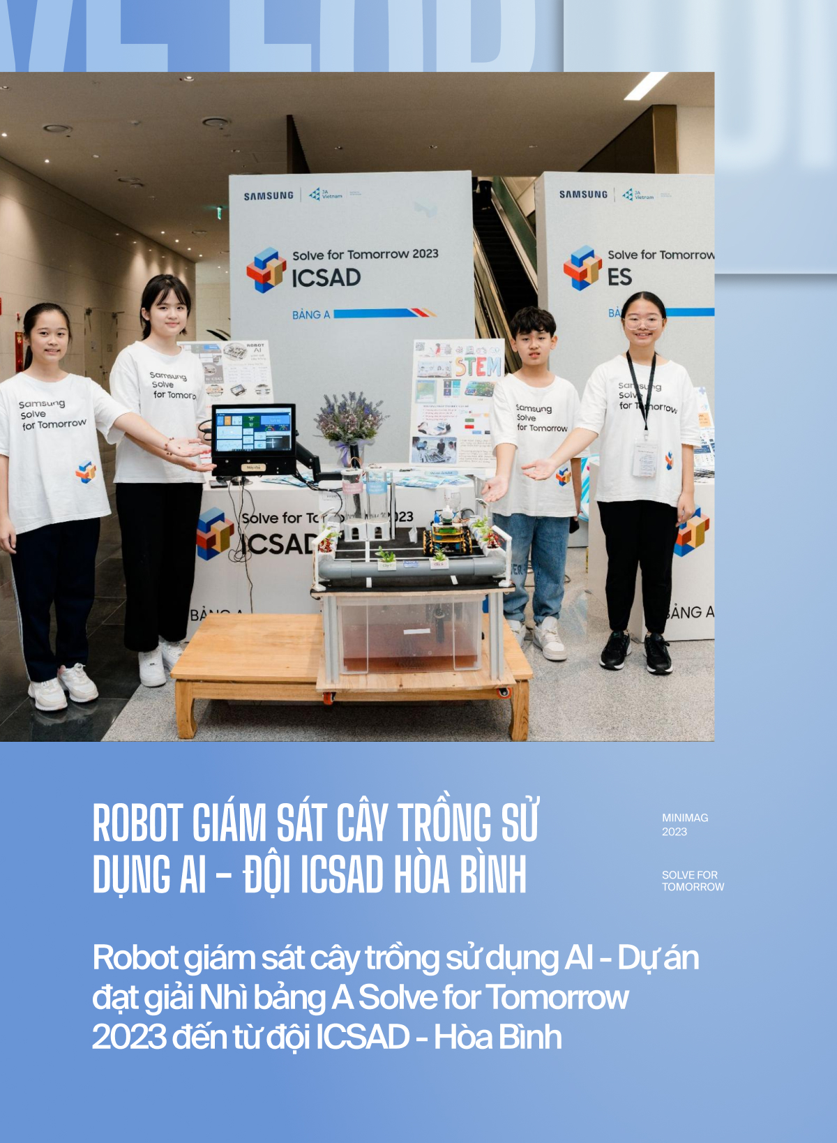 4 dự án nổi bật đạt giải cao nhất tại Solve for Tomorrow 2023: Ý tưởng tuyệt vời, quyết tâm vượt tuổi của những bạn trẻ Việt- Ảnh 6.