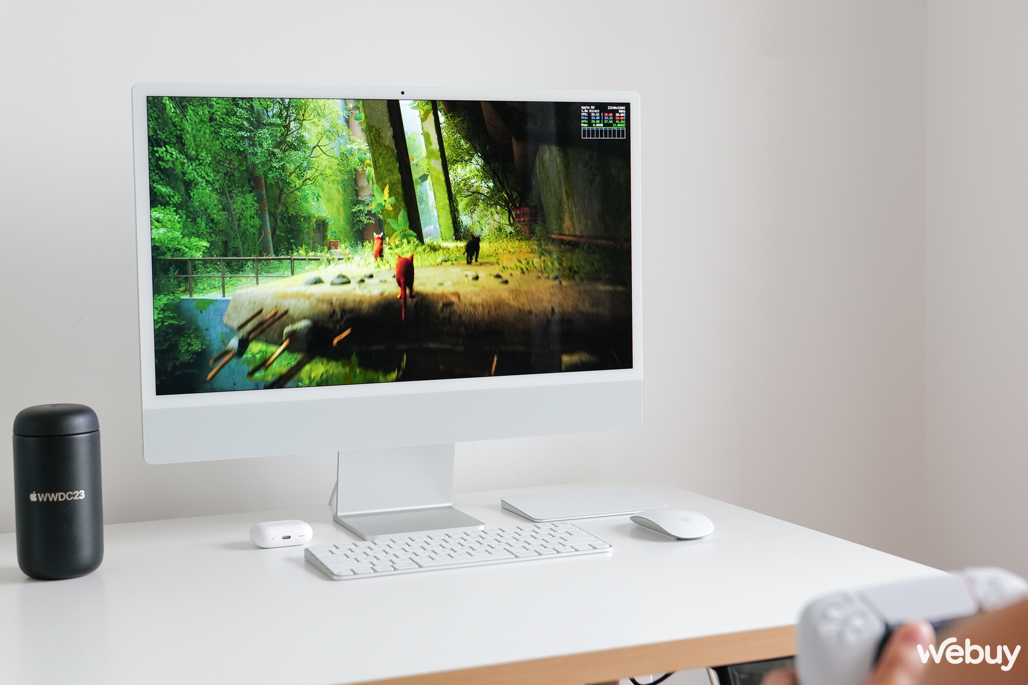 Mở hộp iMac M3 chính hãng: Ai bảo máy Mac không chơi được game?- Ảnh 23. Mở hộp iMac M3 chính hãng: Ai bảo máy Mac không chơi được game?- Ảnh 23.