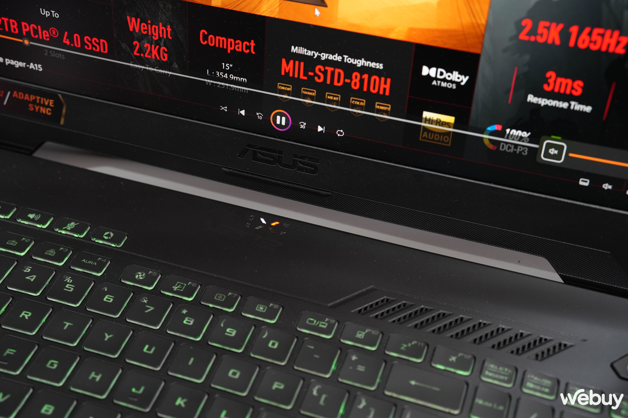 Trên tay ASUS ROG Zephyrus G14 và G16: Thiết kế mỏng nhẹ, màn hình OLED tràn viền, vi xử lý cao cấp từ cả Intel và AMD- Ảnh 22.