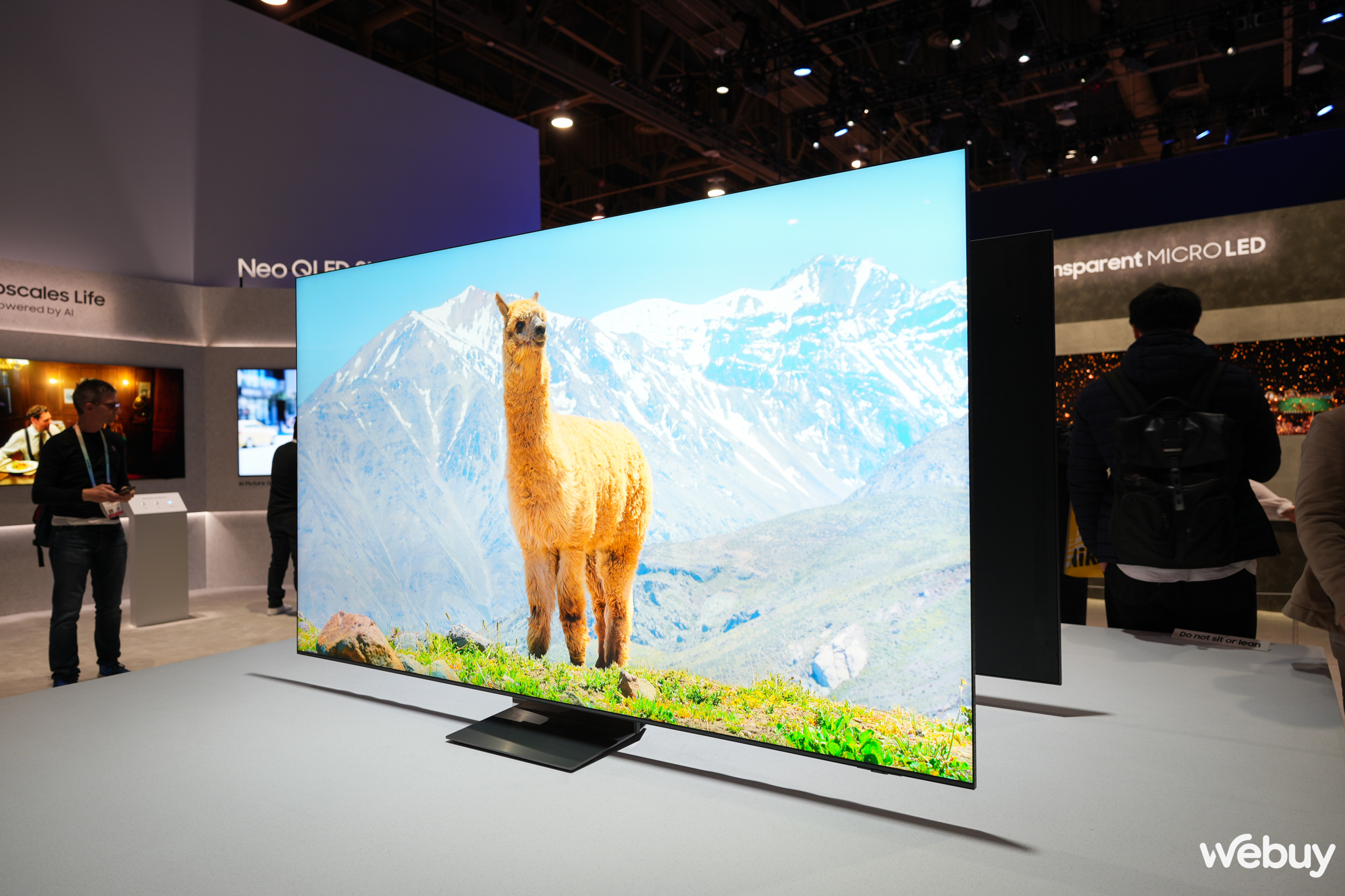 Cận cảnh loạt TV Samsung mới tại CES 2024: Thiết kế ấn tượng, hình âm đẳng cấp, đặc biệt choáng ngợp với mẫu MICRO LED trong suốt- Ảnh 8. Cận cảnh loạt TV Samsung mới tại CES 2024: Thiết kế ấn tượng, hình âm đẳng cấp, đặc biệt choáng ngợp với mẫu MICRO LED trong suốt- Ảnh 8.