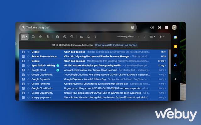 Những giải pháp đơn giản giúp tìm và xóa hàng loạt email rác trong Gmail- Ảnh 1. Những giải pháp đơn giản giúp tìm và xóa hàng loạt email rác trong Gmail- Ảnh 1.
