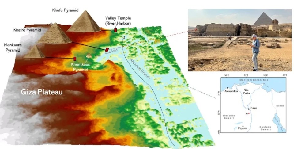 Manh mối từ không gian giúp các nhà khoa học giải đáp bí ẩn về kim tự tháp Ai Cập- Ảnh 2.