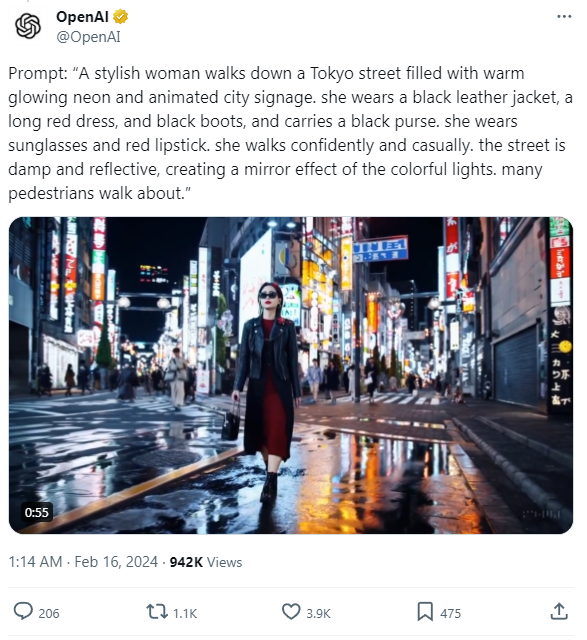 OpenAI giới thiệu Sora, AI tạo video chỉ bằng văn bản: chất lượng quá chân thực đến mức làm chấn động giới dựng phim- Ảnh 2. OpenAI giới thiệu Sora, AI tạo video chỉ bằng văn bản: chất lượng quá chân thực đến mức làm chấn động giới dựng phim- Ảnh 2.