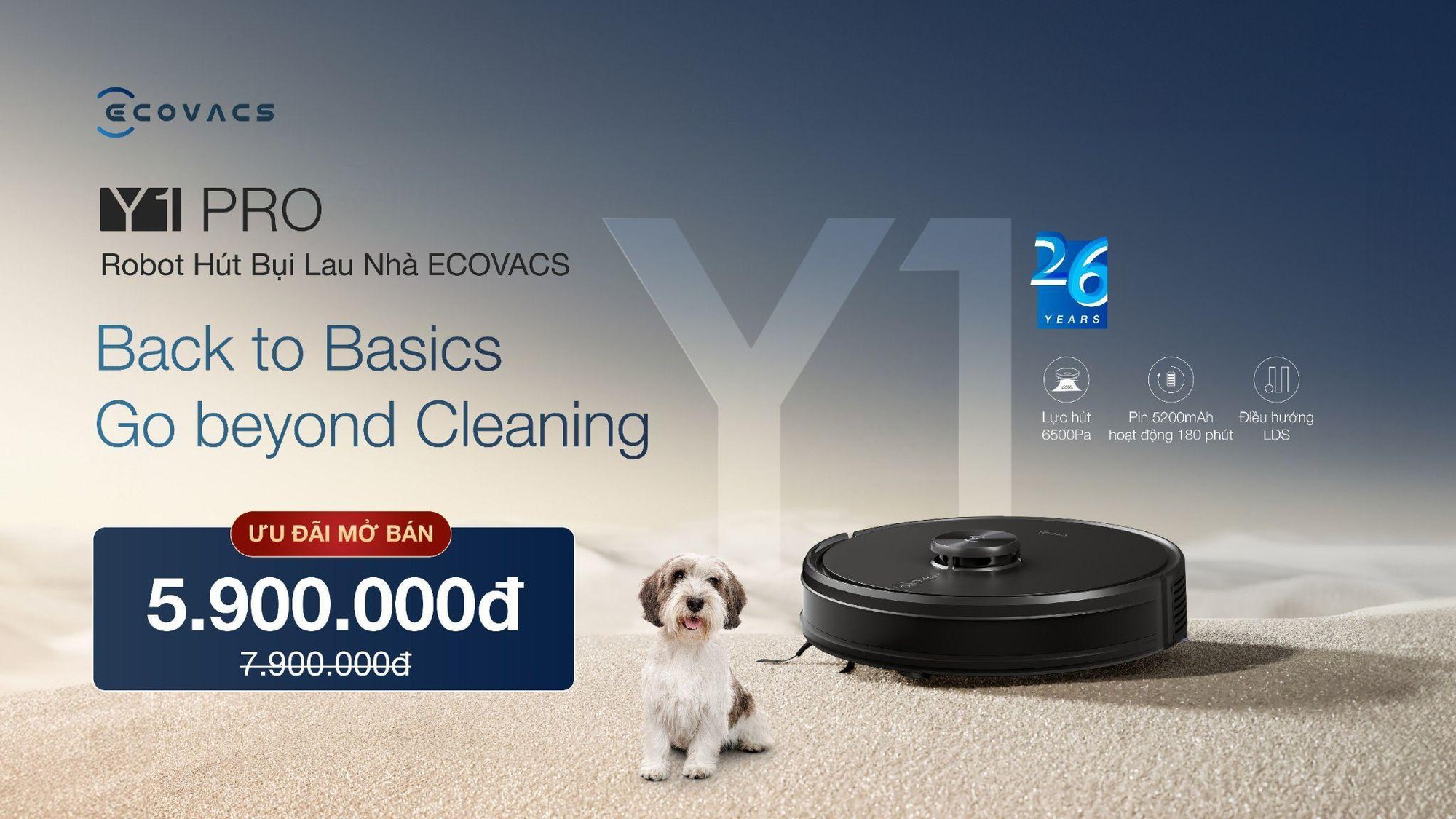 Ecovacs giới thiệu loạt sản phẩm mới: Robot hút bụi lau nhà, vệ sinh cửa kính, có mẫu thiết kế siêu lạ, tính năng "đỉnh chóp"- Ảnh 3.